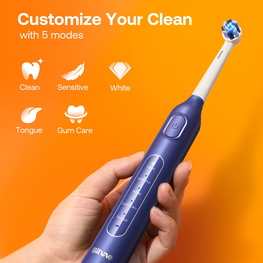 Five brushing modes: Clean, Sensitive, White, Gum Care, Tongue