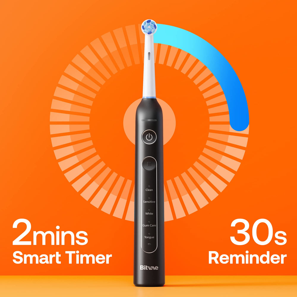 Bitvae R2 mode selector showing 5 brushing modes