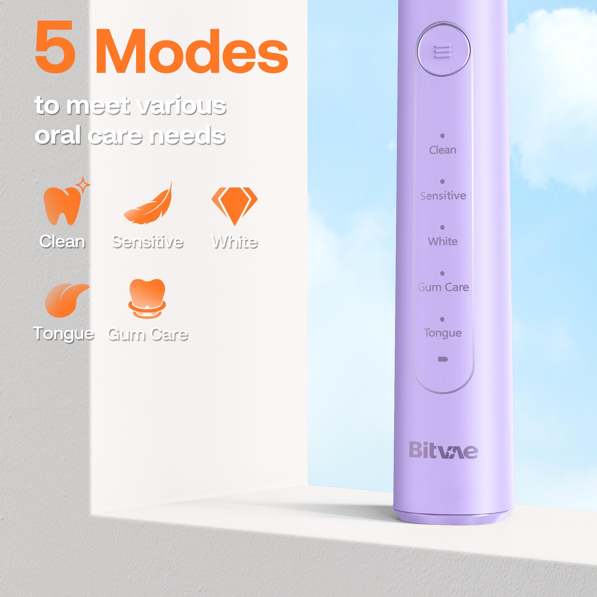 Bitvae R2 5 brushing modes icons