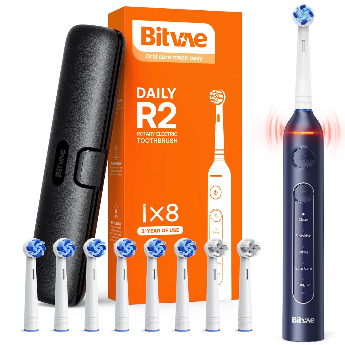 Bitvae R2 toothbrush front view