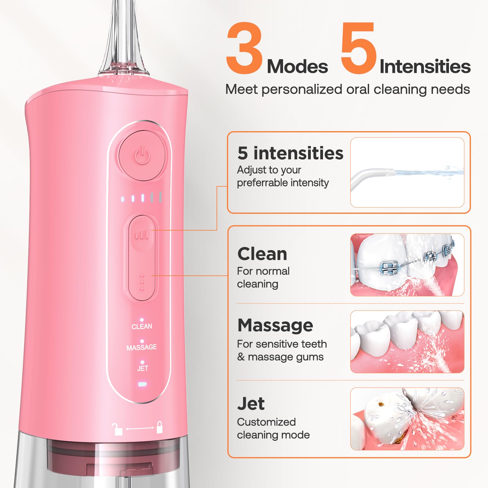 Sonic toothbrush delivering 40,000 strokes per minute