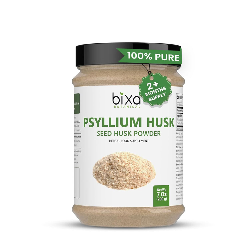Bixa Botanical Psyllium Husk Powder 7 oz / 200 g packaging