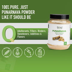 Bixa Botanical Punarnava powder product shot