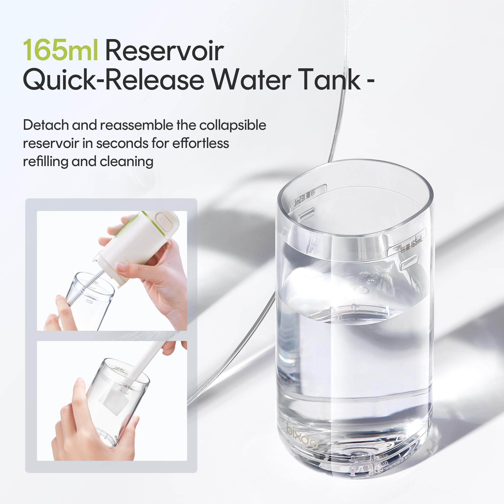 What’s included: flosser, standard and orthodontic nozzles, GentleClean nozzle, Type-C cable, manual
