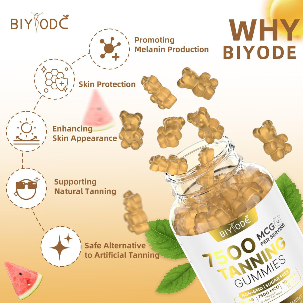 Astaxanthin ingredient in BIYODE tanning gummies