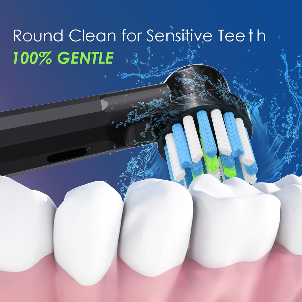 BKIX replacement toothbrush head compatible with Oral-B Genius X