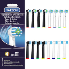 BKIX replacement toothbrush head compatible with Oral-B Pro 1000, Genius X, and Smart 1500