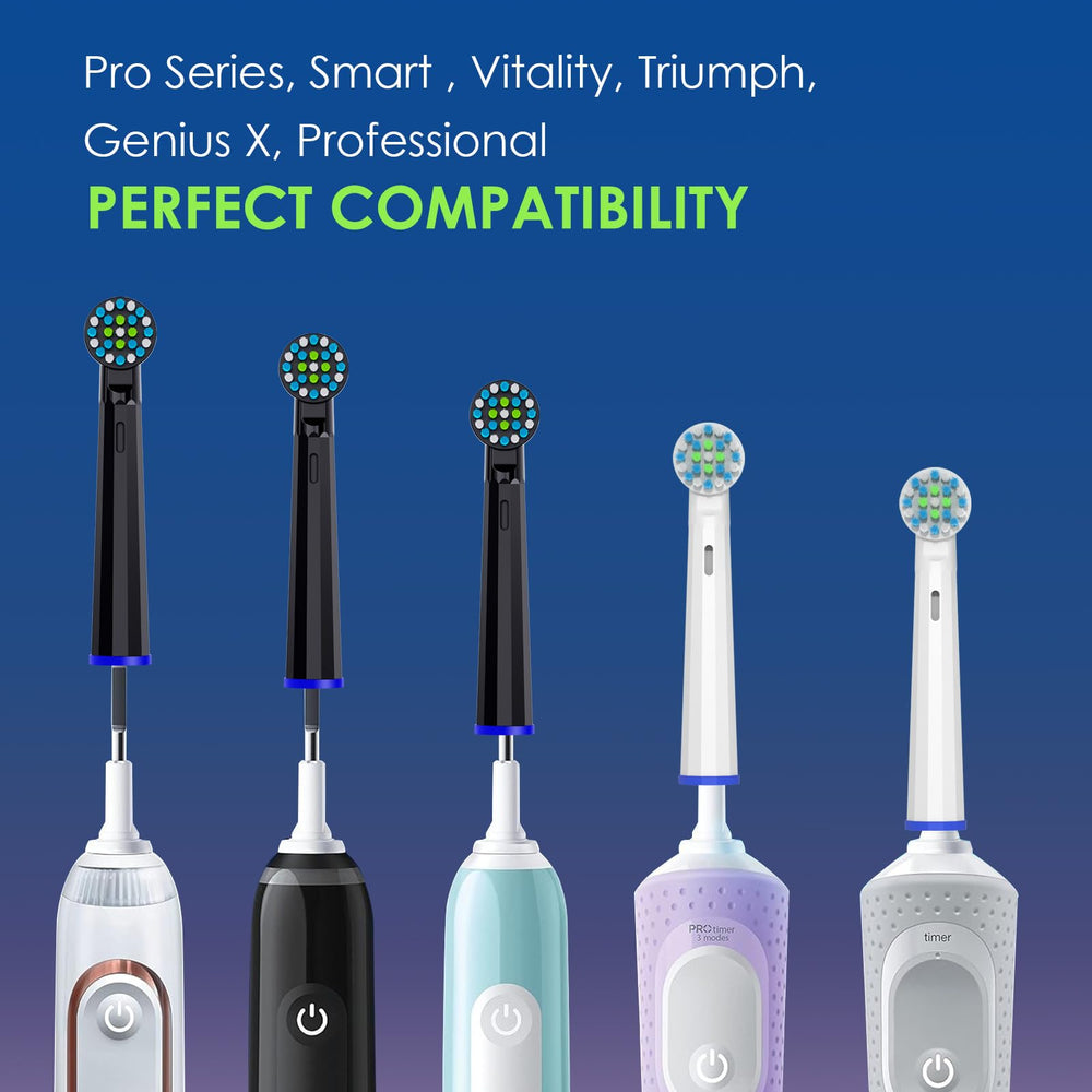 BKIX brush head compatible with Oral-B Pro 1000 and Smart 1500