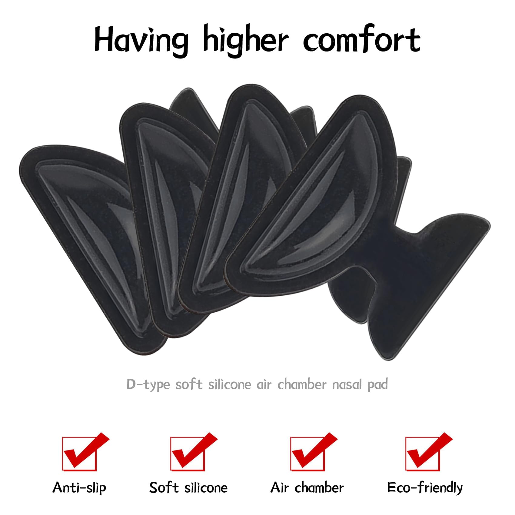 Compatible with full-frame glasses and sunglasses