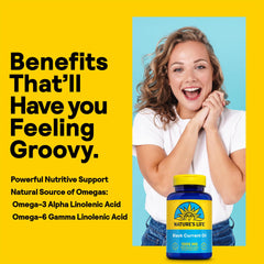 Graphic showing ALA, SDA, and GLA fatty acids in the oil