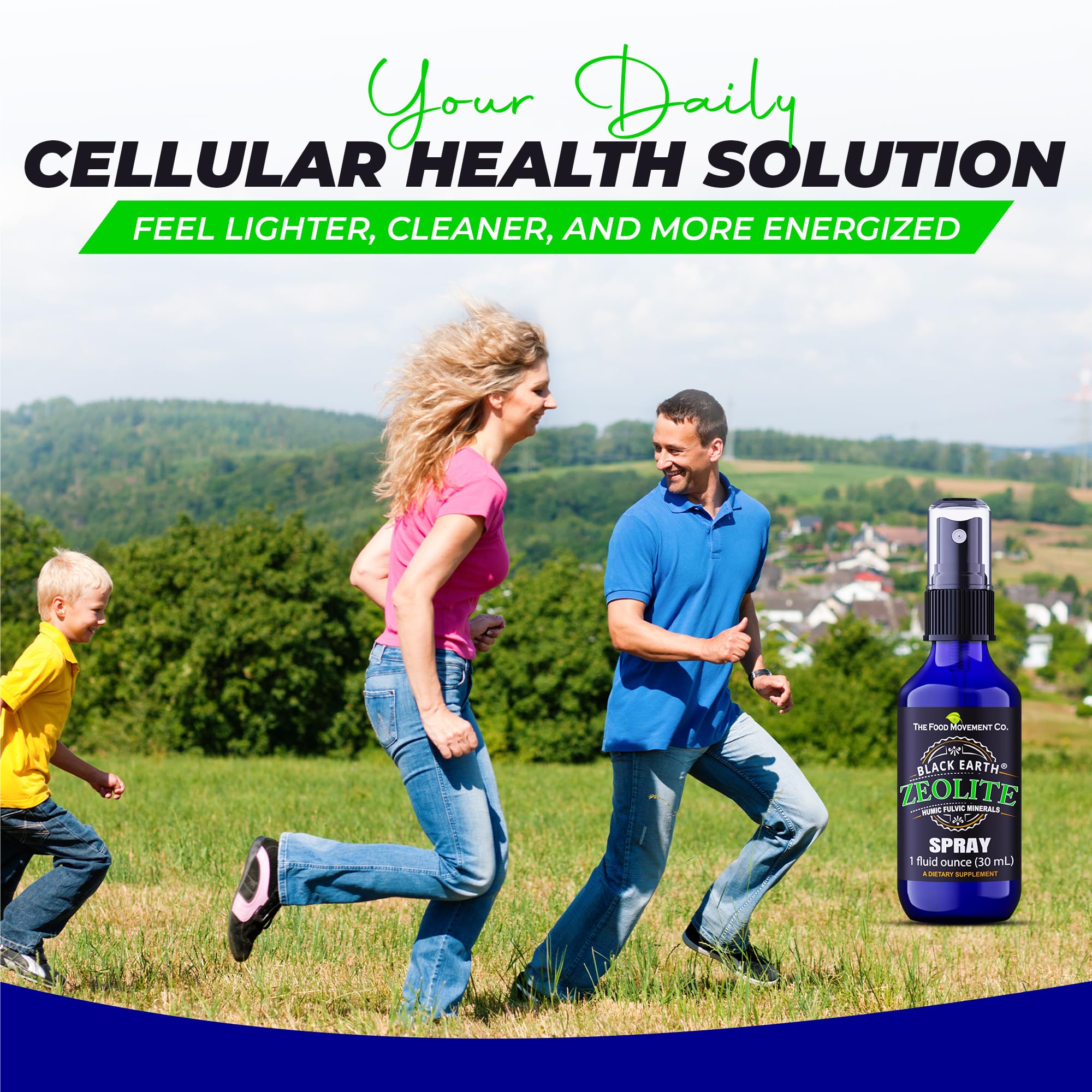 Award-winning third-party tested Zeolite spray label