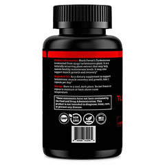 Front view of Black Forest Turkesterone bottle label