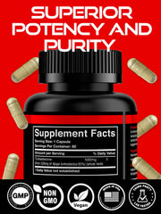 60 capsules per bottle with 500mg Turkesterone per capsule
