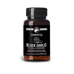 Black Garlic Capsules bottle label