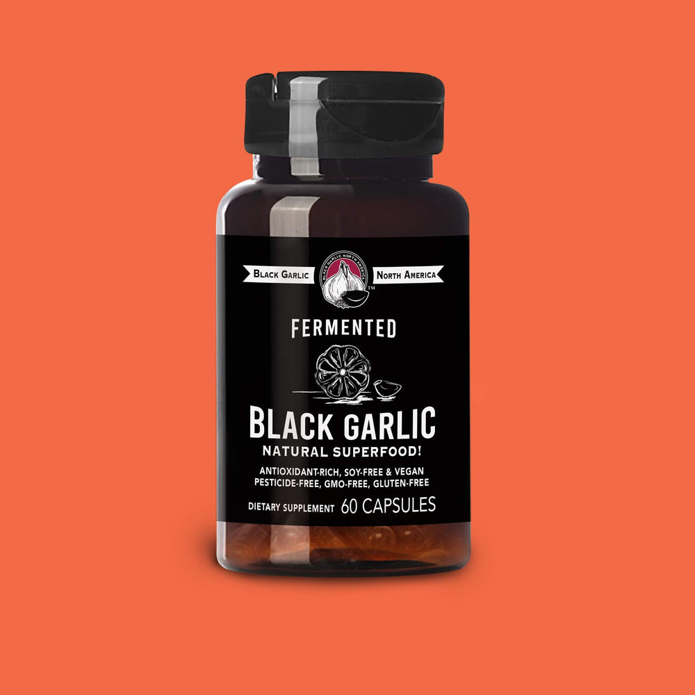 Storage and packaging of Black Garlic Capsules bottle