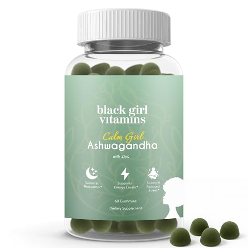 Black Girl Vitamins Calm Girl Ashwagandha + Zinc Gummies bottle