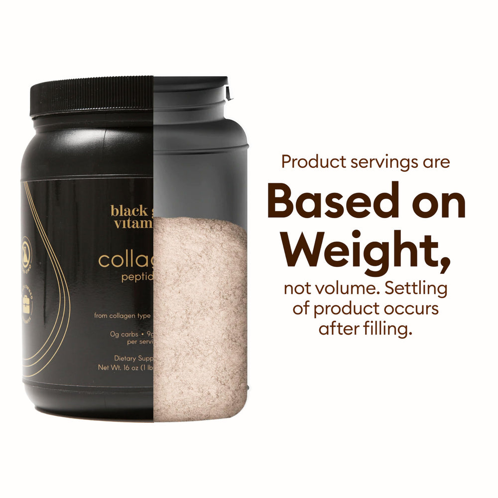 Black Girl Vitamins collagen powder dissolving in coffee for quick daily use.