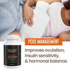 Vegan capsules of Black Girl Vitamins Inositol