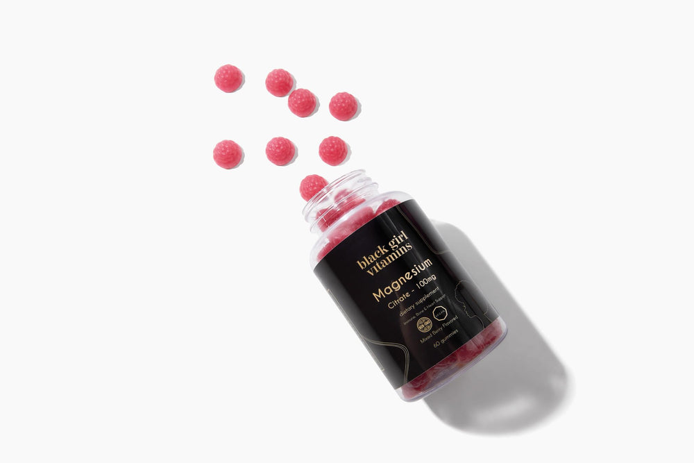 Serving instructions for Black Girl Vitamins Magnesium Gummies