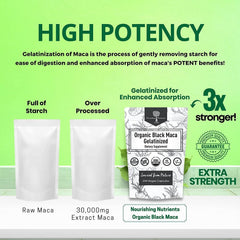 Packaged Organic Black Maca capsules bottle