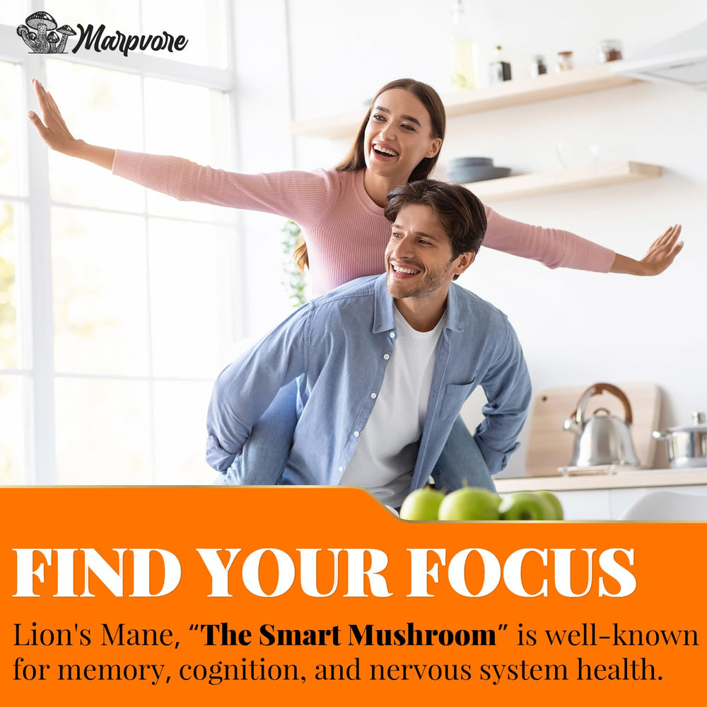 Natural nootropic brain supplement for memory and focus