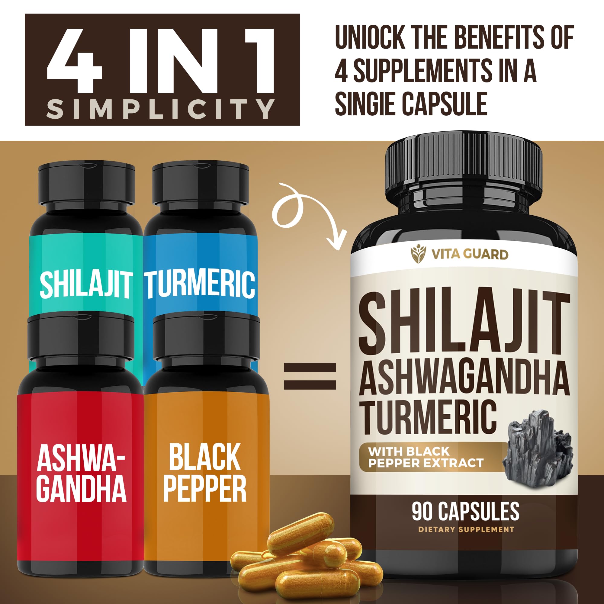Black pepper extract (piperine) capsules