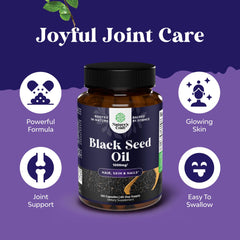 Black seed oil capsules for hair growth