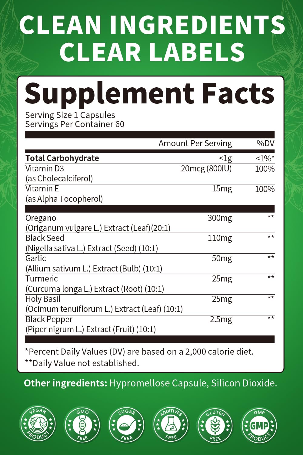 Black seed oil capsules