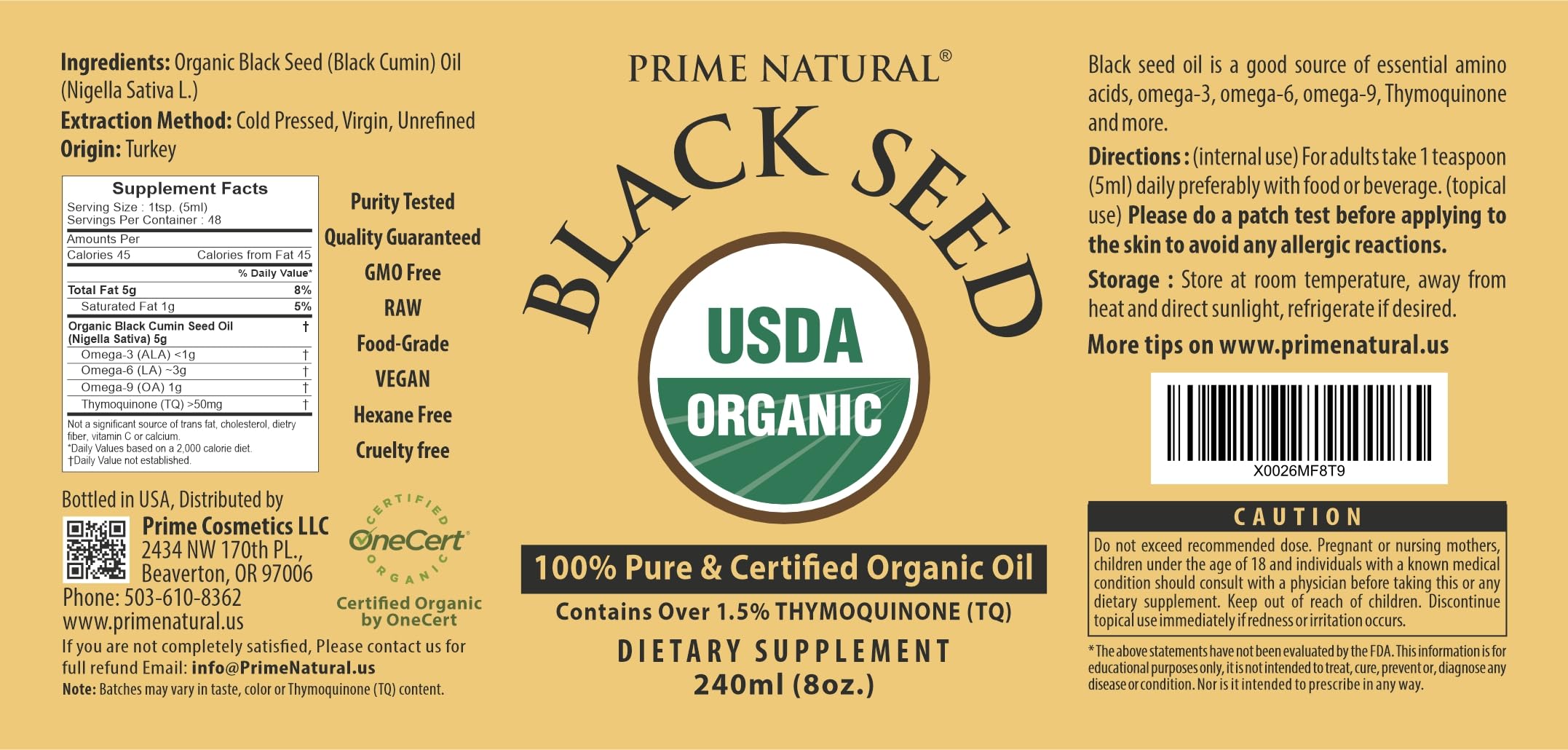 Promotes radiant hair and skin with essential omegas