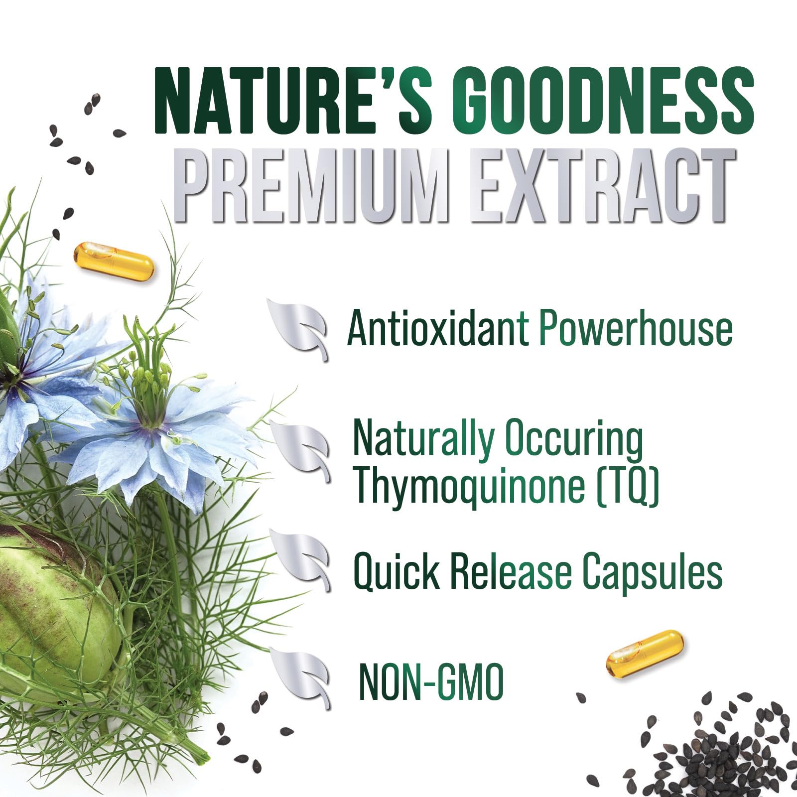 Packaging for Black Seed Oil Softgels