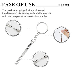 Black replacement temple arm for eyeglasses