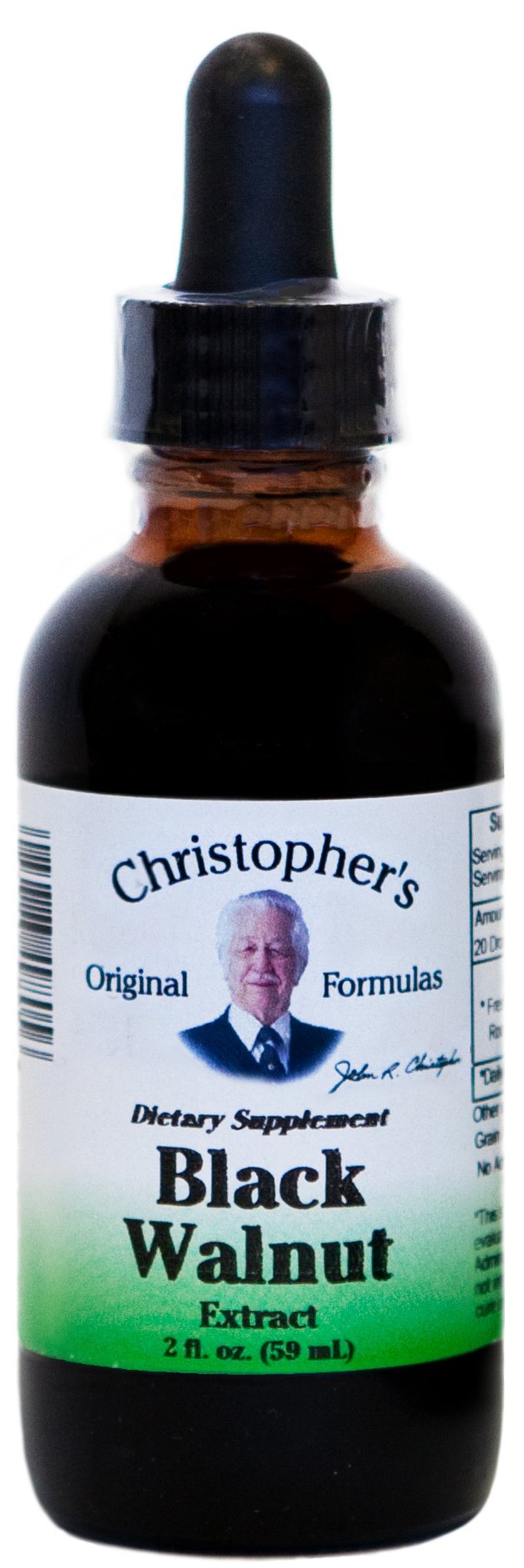 Christopher's Original Formulas Black Walnut Extract bottle, 2 oz