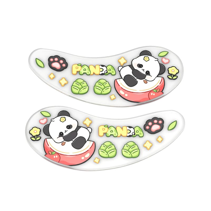 Rabbit-inspired eye patch design detail