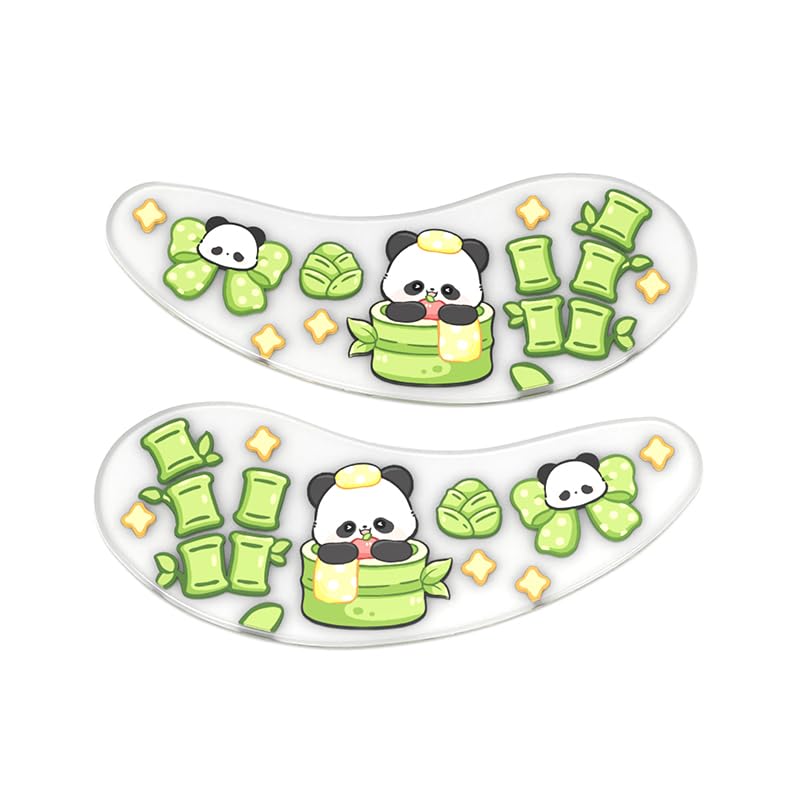 Cute panda mix eye patches displayed for viewing