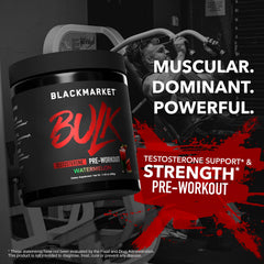 Creatine scoop included with BLACKMARKET Bulk Pre Workout