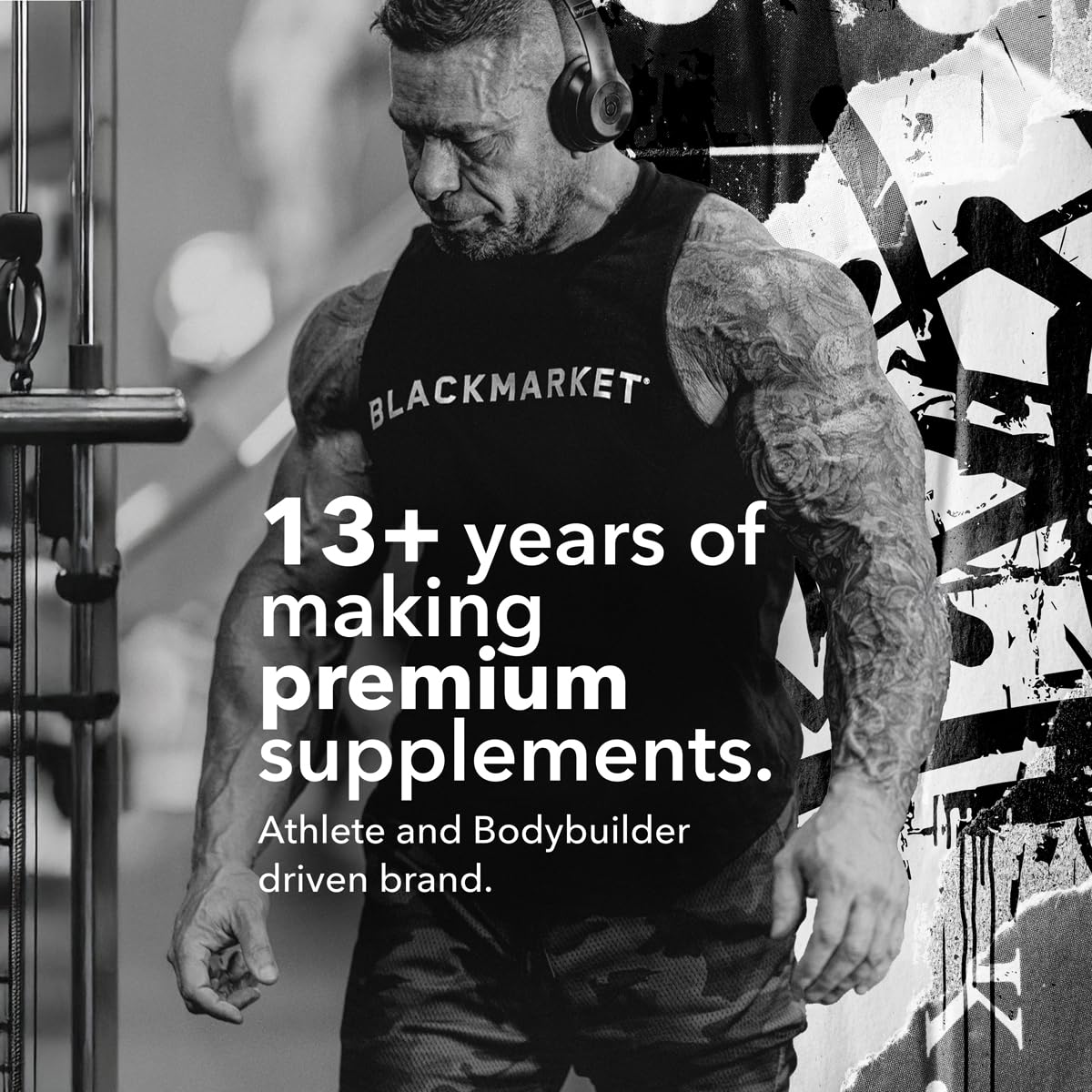 Back of canister nutrition facts and ingredients list