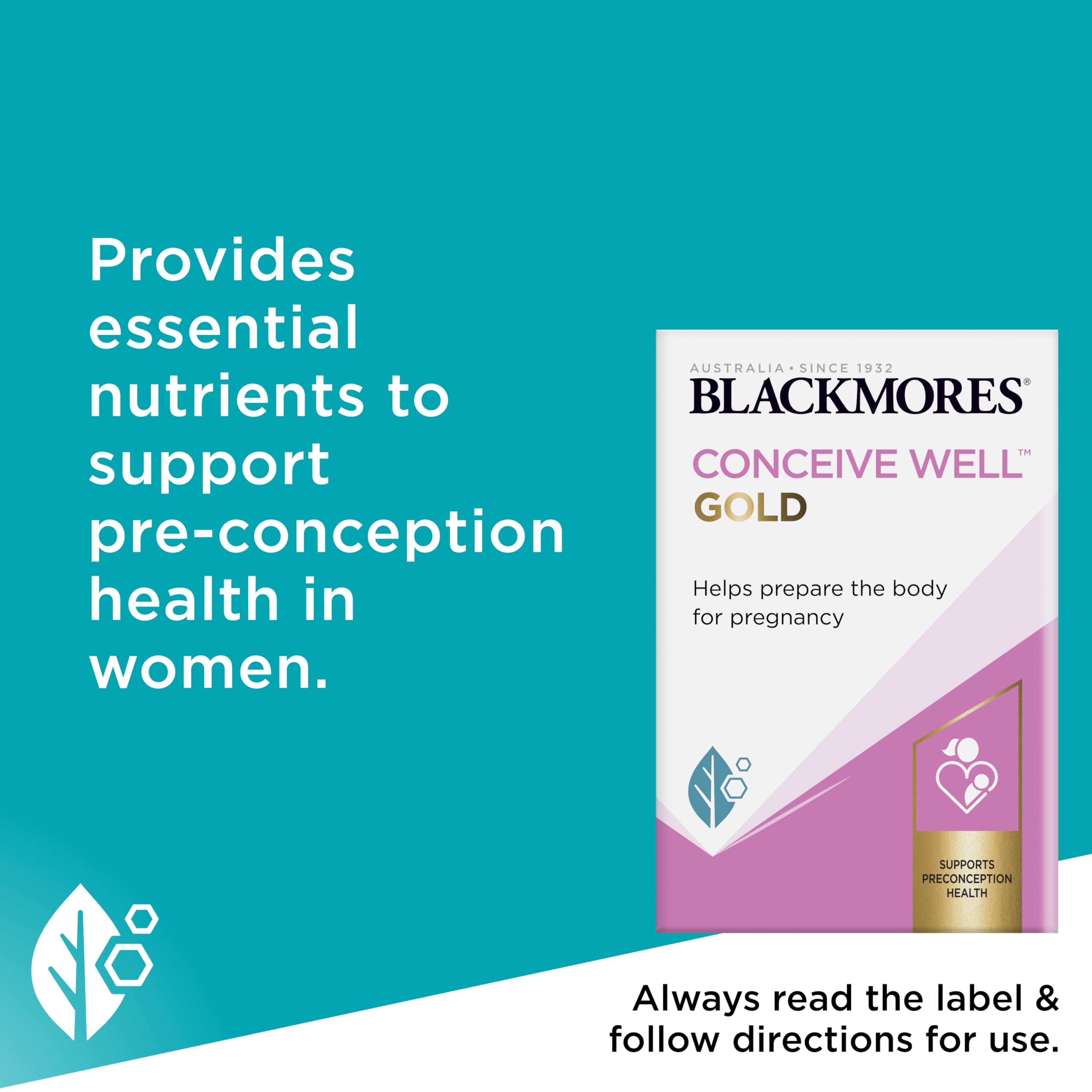 Soft capsules of Blackmores Conceive Well Gold