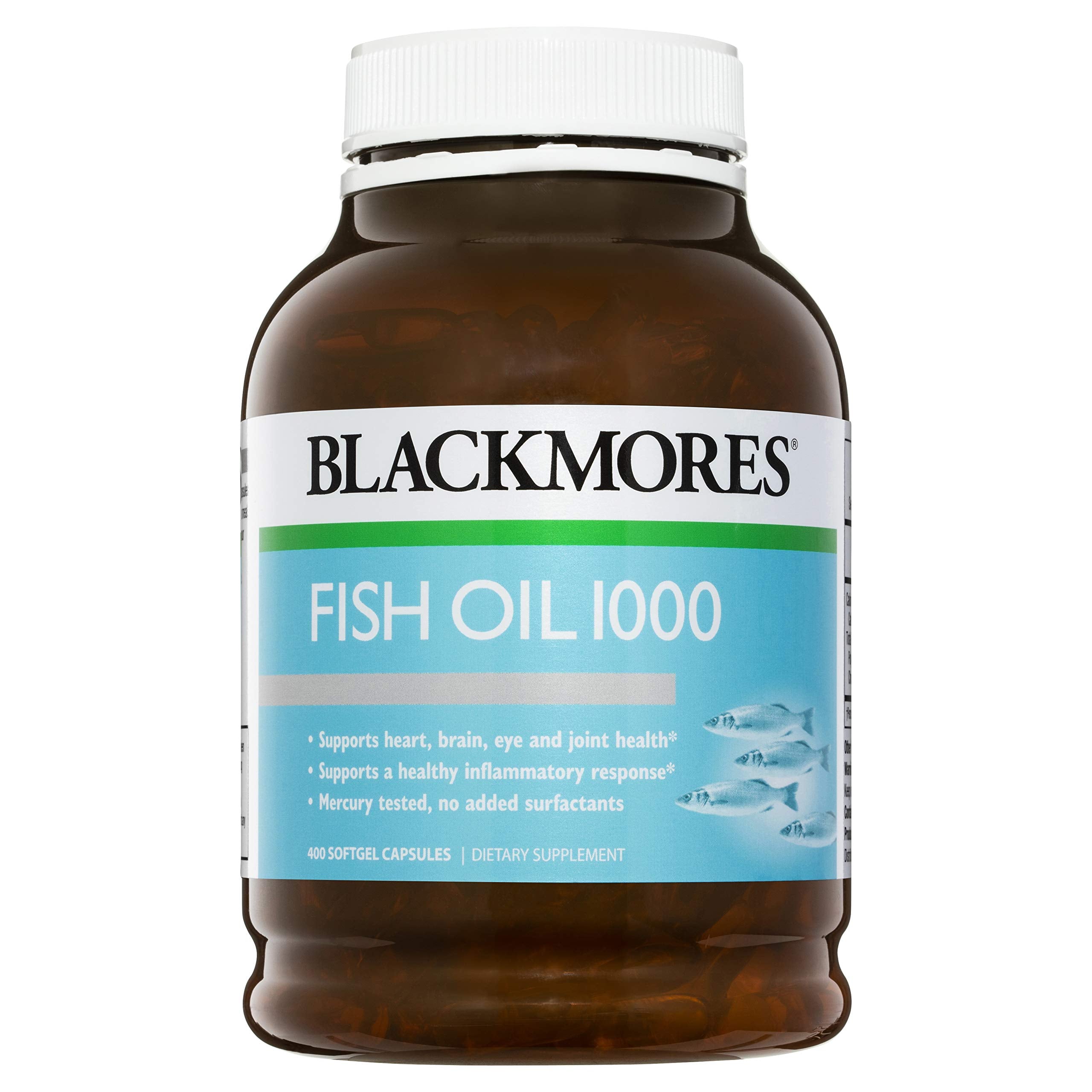 Su Rival Fish Ril Blackmores Fish Oil 1000mg – 400 Capsules | Omega-3 DHA & EPA | Austra ...