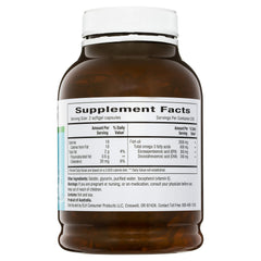Back label of Blackmores Fish Oil 1000mg bottle