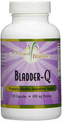 Bladder-Q 400 mg bottle labeled on white background