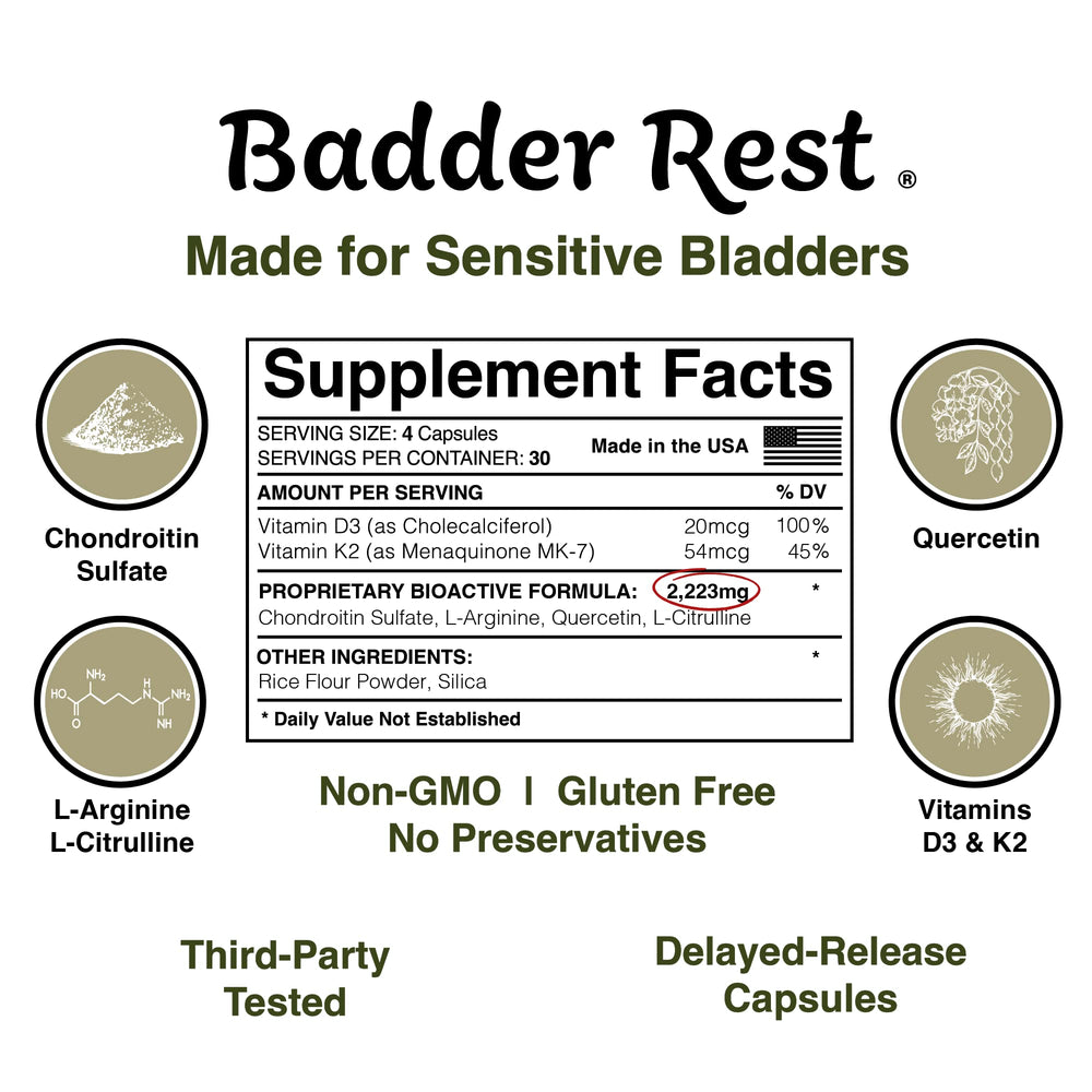 Bladder Rest suitable for women and men