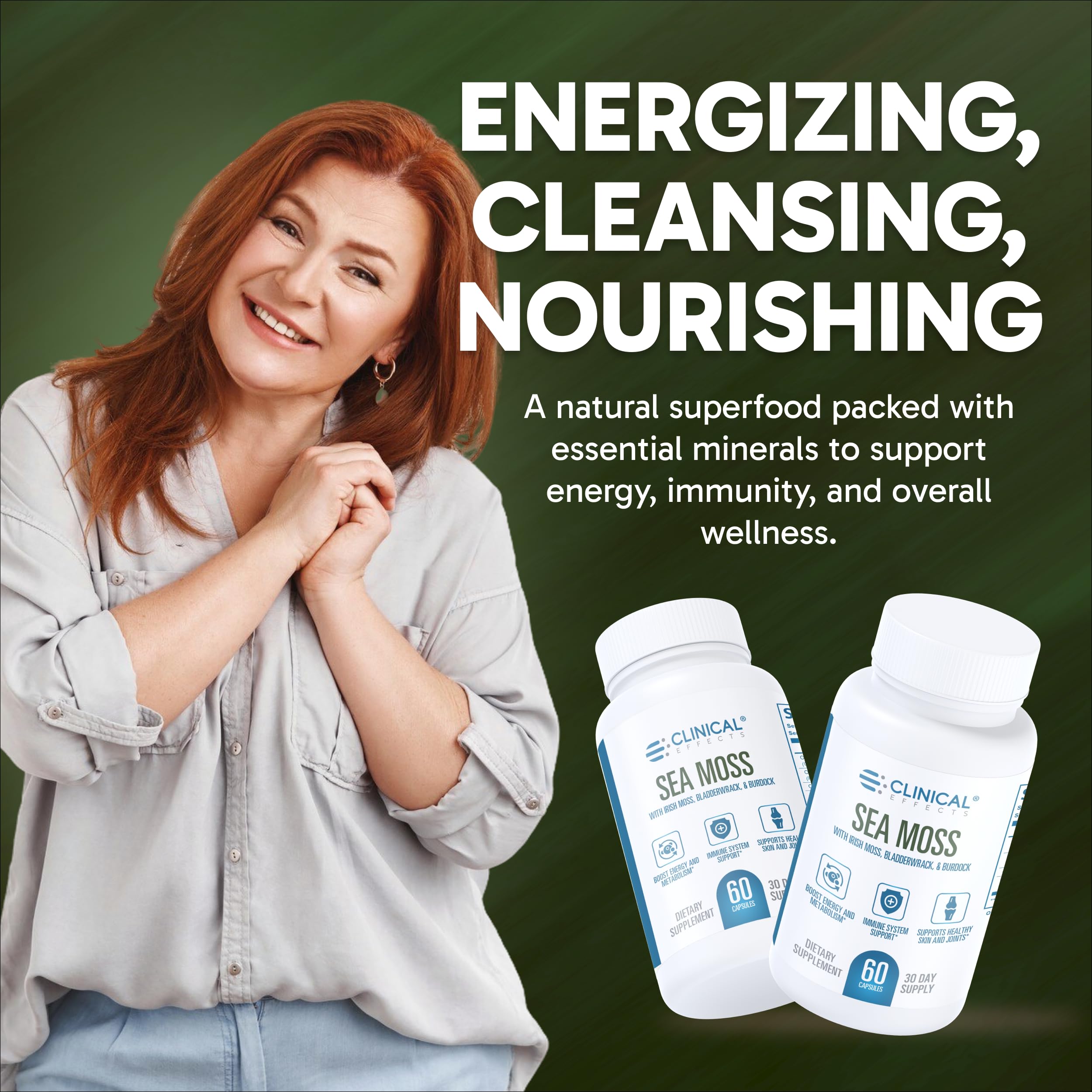 Sea moss with bladderwrack, burdock root and Bioperine