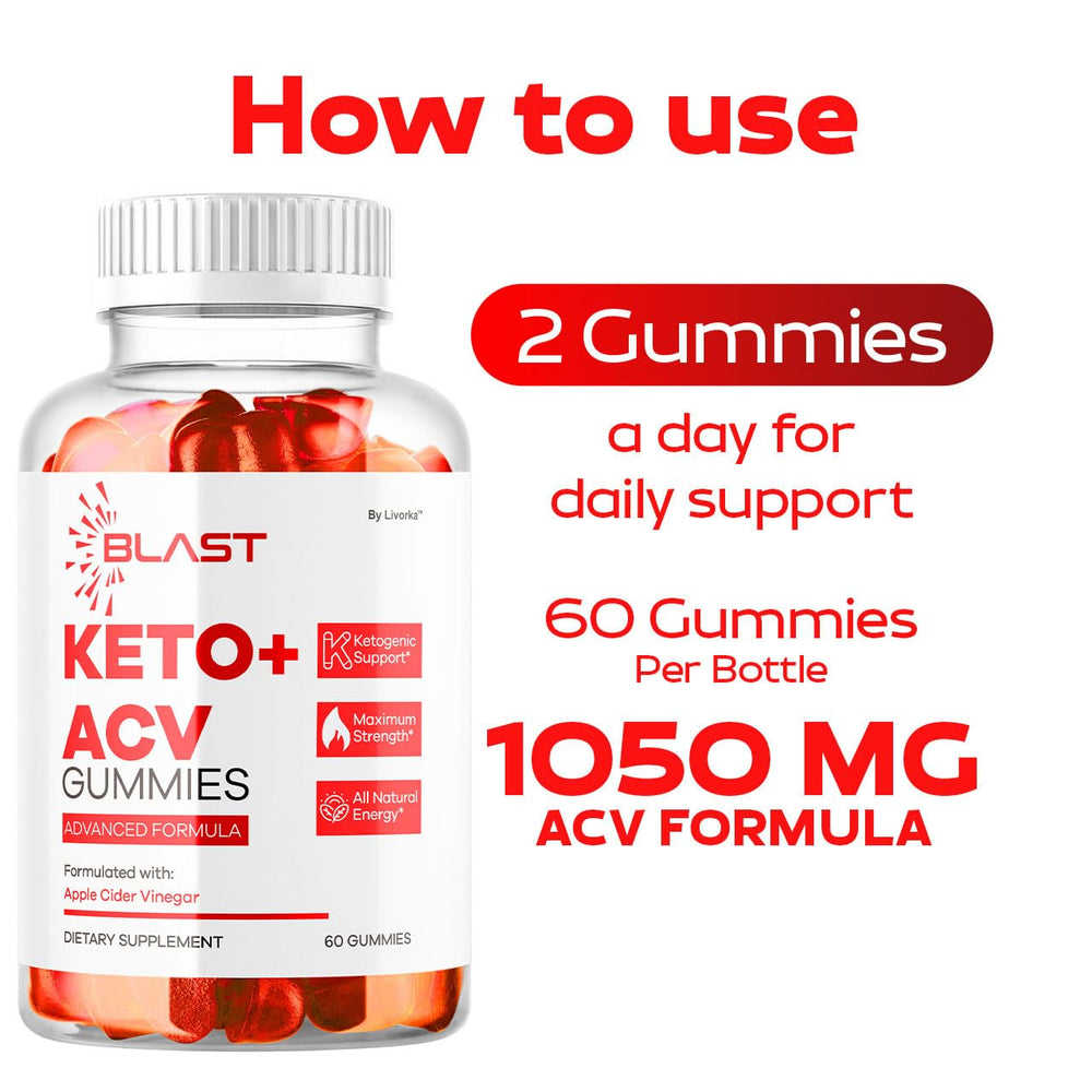 Blast Keto ACV Gummies packaging and bottle