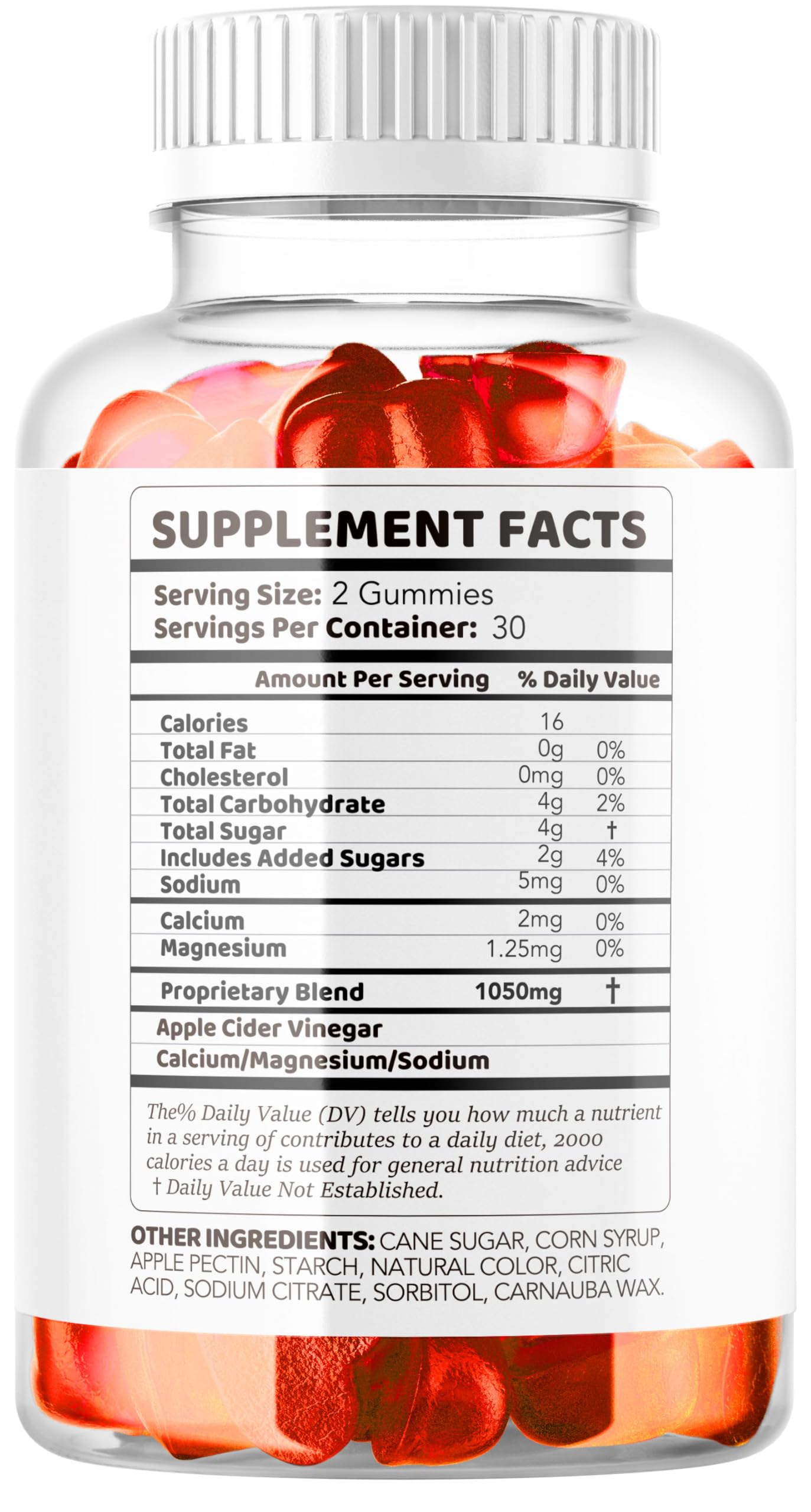 Natural apple cider vinegar formula illustration for Blast Keto