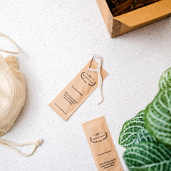 Eco-friendly double-line floss picks design
