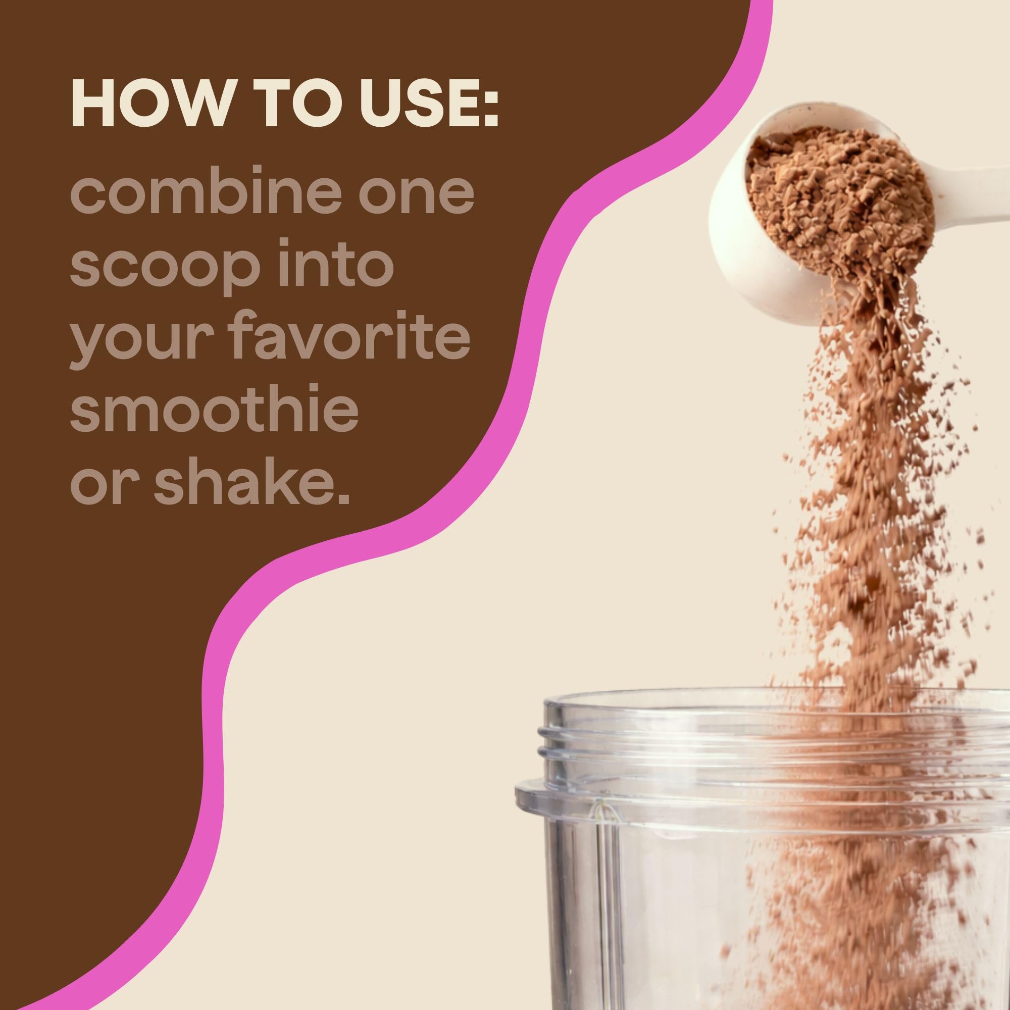Blender Bombs Bomb Plant Protein pumpkin seeds and chia visuals emphasize natural texture and nutrition