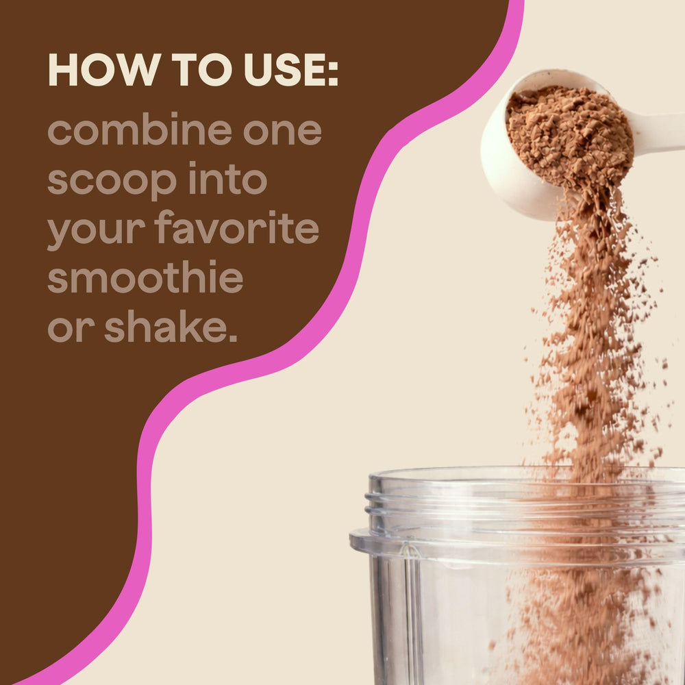 Blender Bombs Bomb Plant Protein pumpkin seeds and chia visuals emphasize natural texture and nutrition