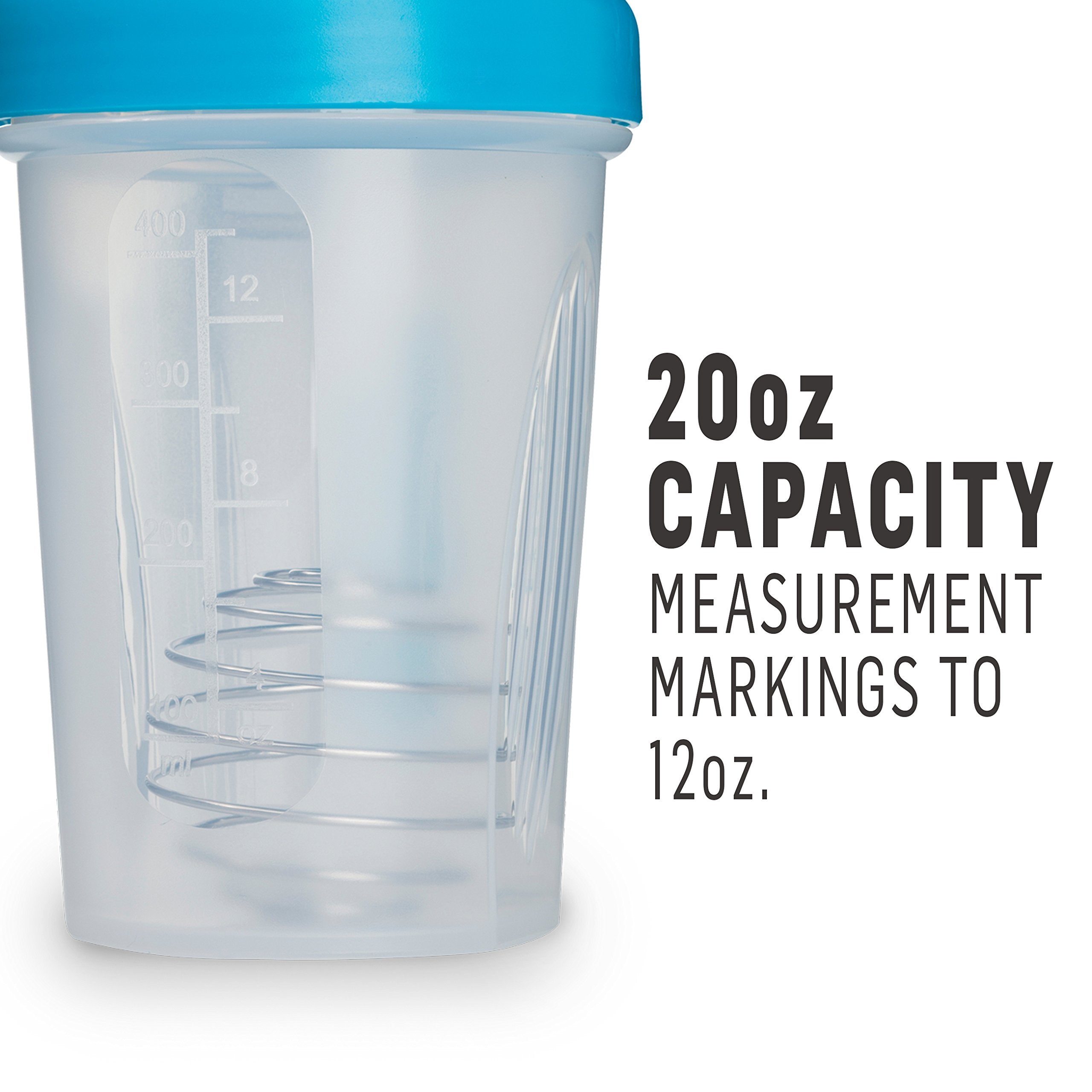 316 surgical-grade BlenderBall wire whisk inside BlenderBottle