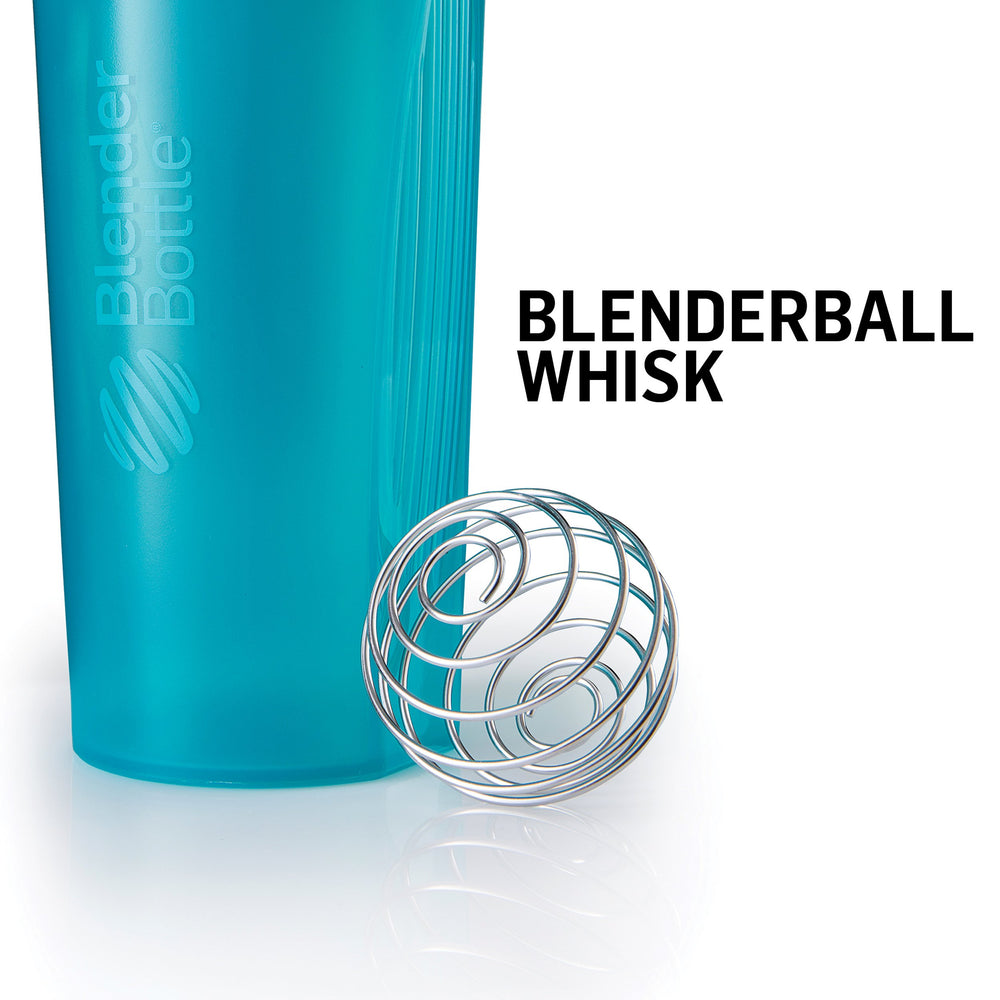 Leak-proof lid with screw cap on BlenderBottle