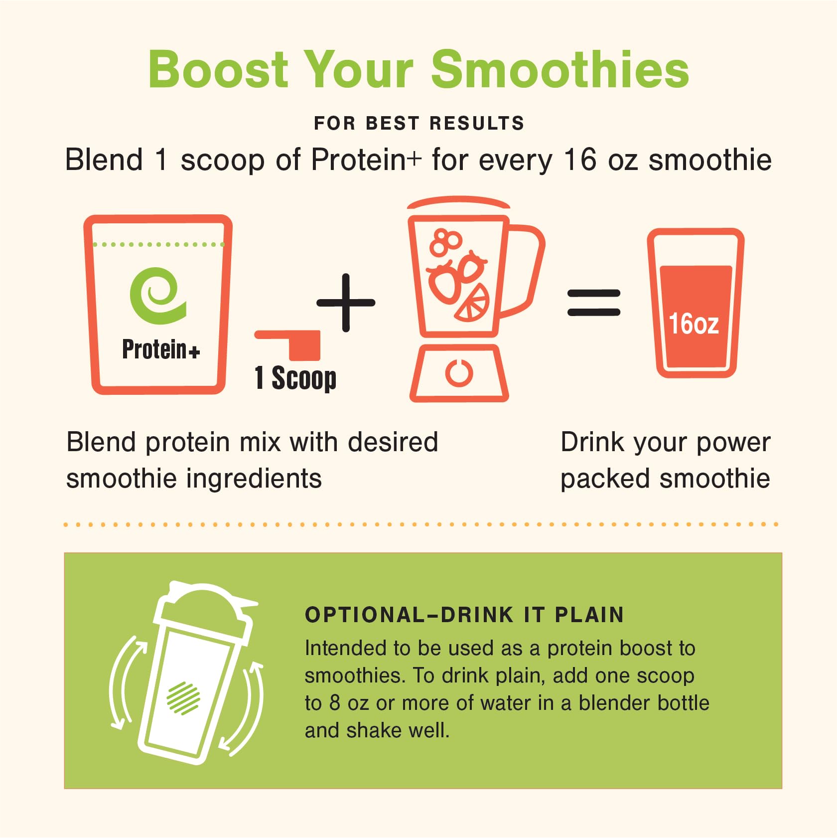 Ingredients of Blenditup Organic Vegan Protein Mix 24oz